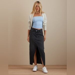 American Eagle 90s Denim Maxi Skirt